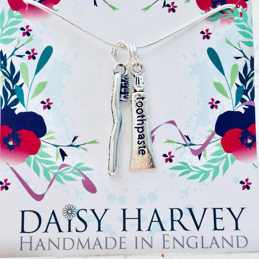 Dentist Necklace, Dentistry Jewellery, Dentist Jewelry, Cosmetic Dentist Jewelry, Dental Gift Ideas, Toothbrush Necklace, Dentist Staff.