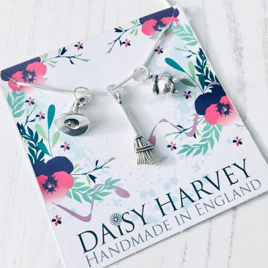 Witches Necklace, Witch Necklace, Pagan Gift Ideas, Wicca Jewelry, Witchcraft Jewellery, Witch Accessory, Gothic Gifts, Cute Witch Gifts.