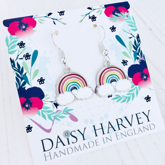 Rainbow Earrings, Rainbow Jewellery, Rainbow Gifts, Rainbow Jewelry, Gifts For Daughter, Rainbow Lover Gifts,  Cute Rainbow Jewellery, Teen.