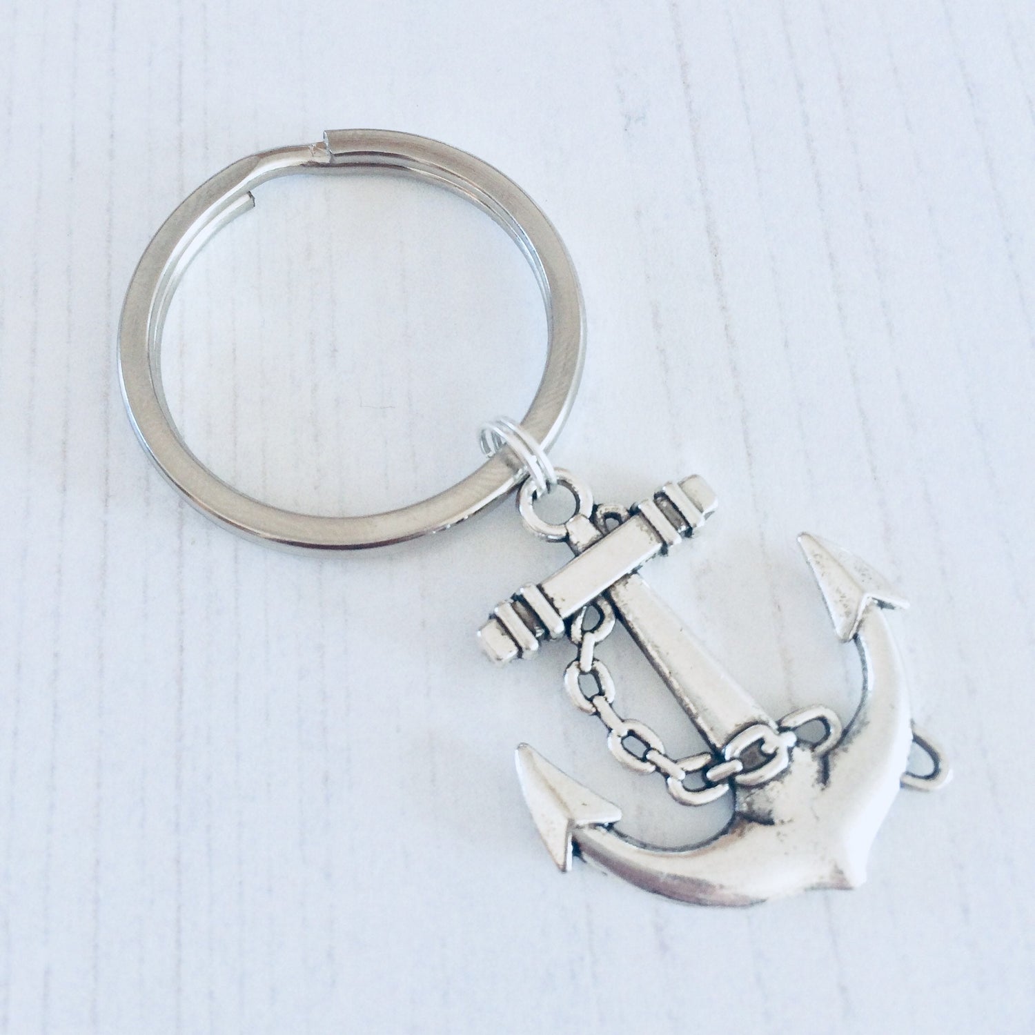 Nautical Keychain Anchor Keyring Sea Lover Gift Ocean Keychain