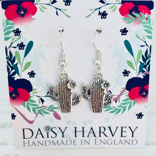 Cactus Earrings, Cacti Gifts, Cactus Jewelry, Cacti Jewellery, Desert Jewelry, Desert Earrings, Plant Lover Gift, Cactus Lover Presents.