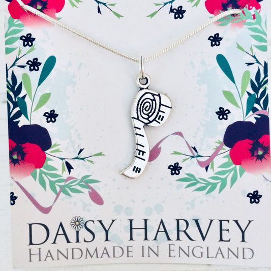 Tape Measure Necklace, Sewing Related Jewelry, Fashion Necklace, Quilter Jewelry, Crafty Person Gifts, Crafty Lady Gift, Sewing Lady Gift.