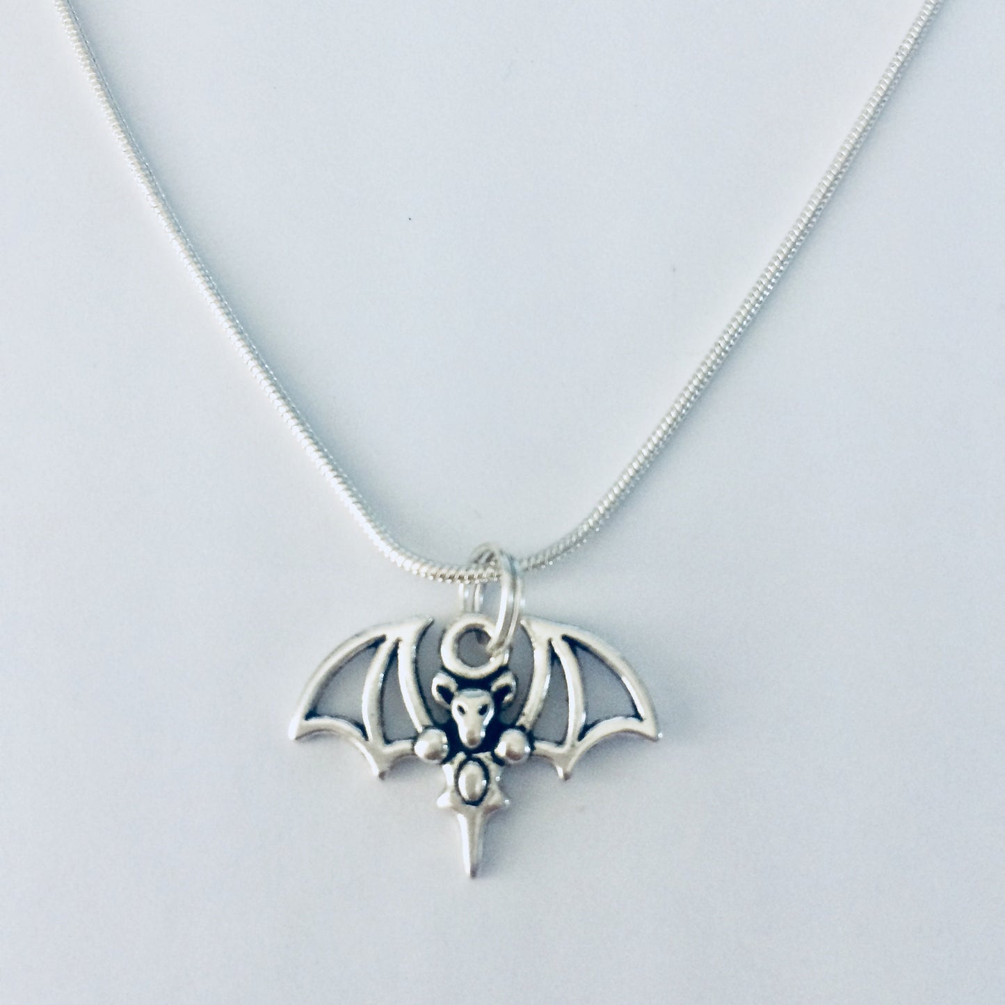 Bat Necklace, Witchy Necklace, Halloween Necklace, Bat Charm Necklace, Vampire Necklace, Vampire Jewellery, Vampire Bat, Bat Jewelry.
