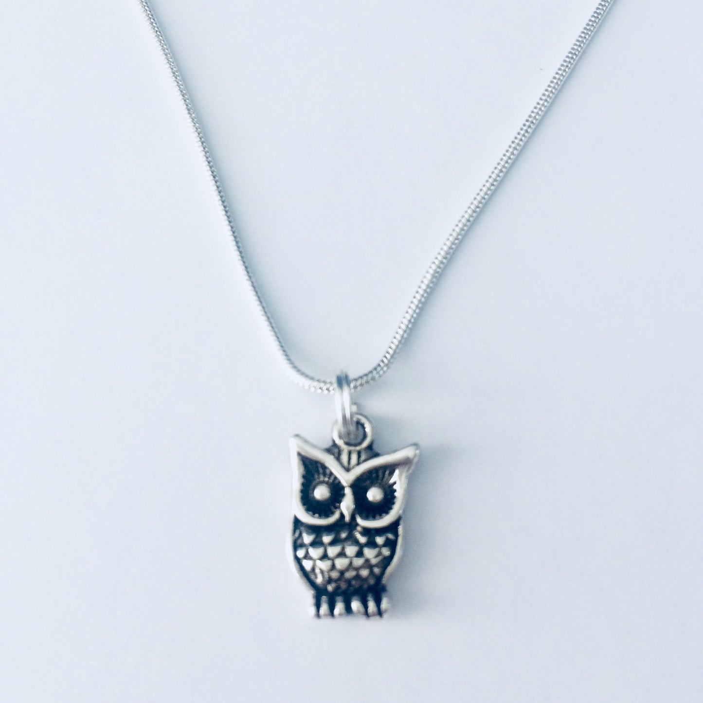 Owl Necklace, Owl Gift Ideas, Owl Lover Pendant, Night Owl, Bird Necklace, Bird Pendant, Nocturnal Person, Bird Lover Gifts, Owl Sanctuary.
