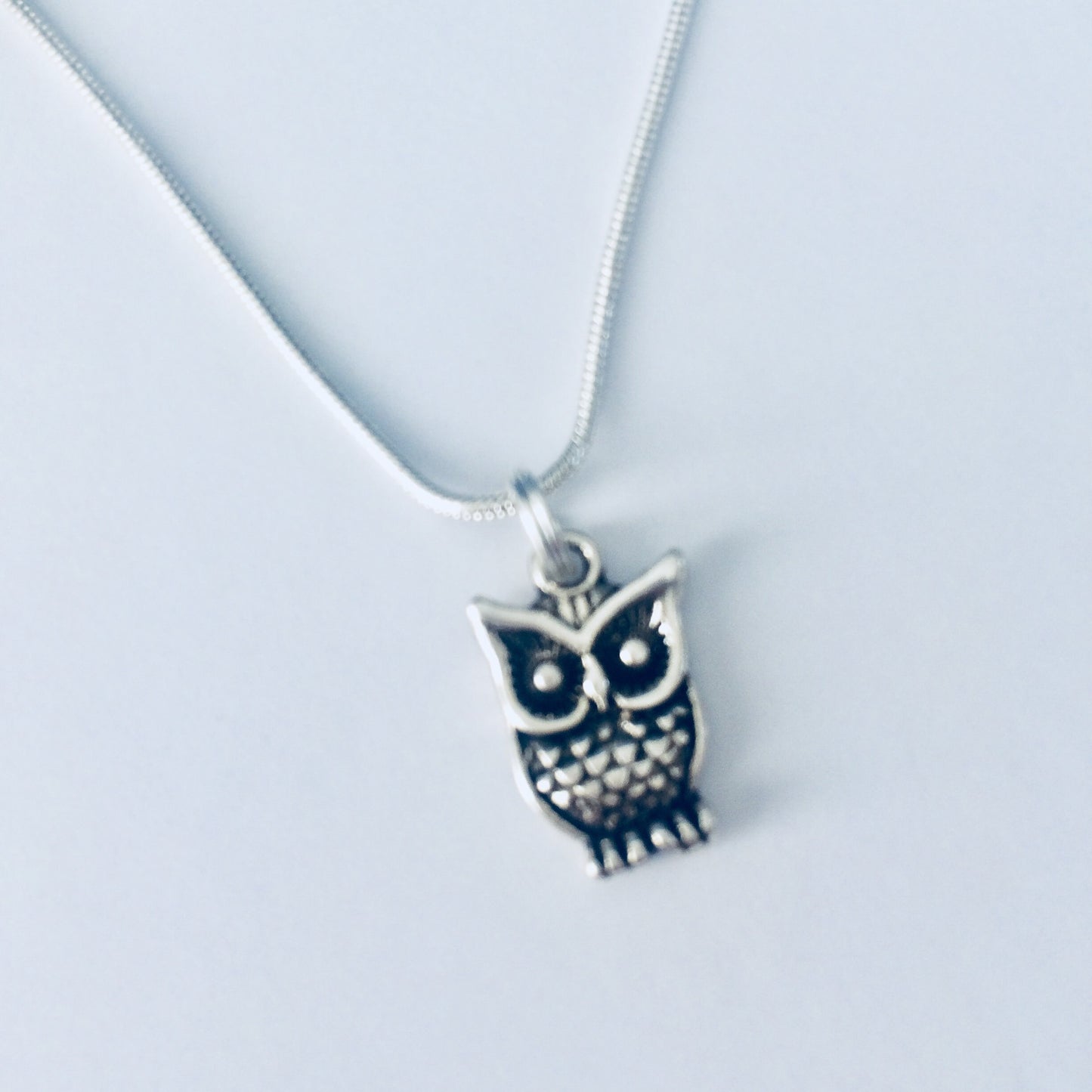 Owl Necklace, Owl Gift Ideas, Owl Lover Pendant, Night Owl, Bird Necklace, Bird Pendant, Nocturnal Person, Bird Lover Gifts, Owl Sanctuary.
