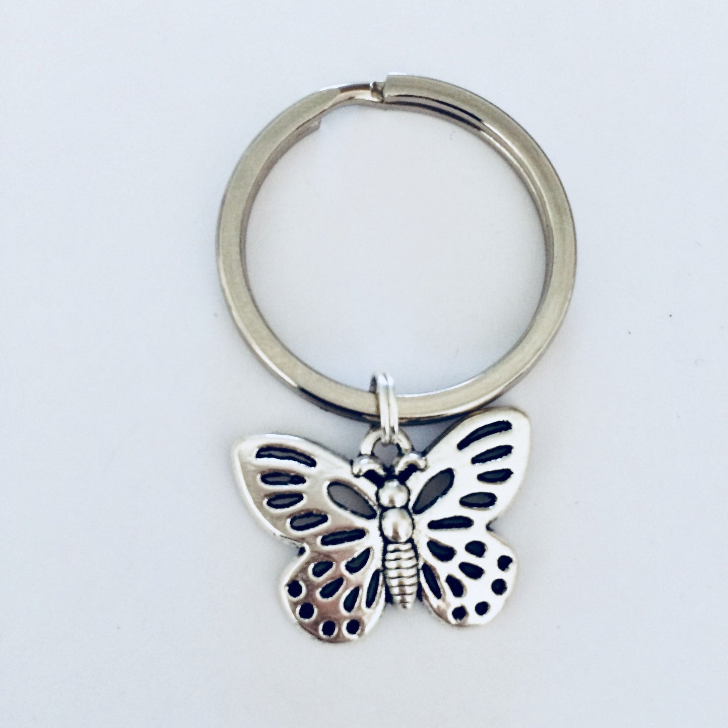 Butterfly Keyring, Nature Keychain, Butterflies, Butterfly Accessory, Keychain, Keyring, Butterfly Gifts, Butterfly Lover Gift Ideas.