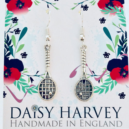 Tennis Earrings, Tennis Rackets Earrings, Tennis Jewelry, Tennis Lover Gift, Tennis Jewellery, Tennis Ball Gifts, Tennis Lover, Sports Gift