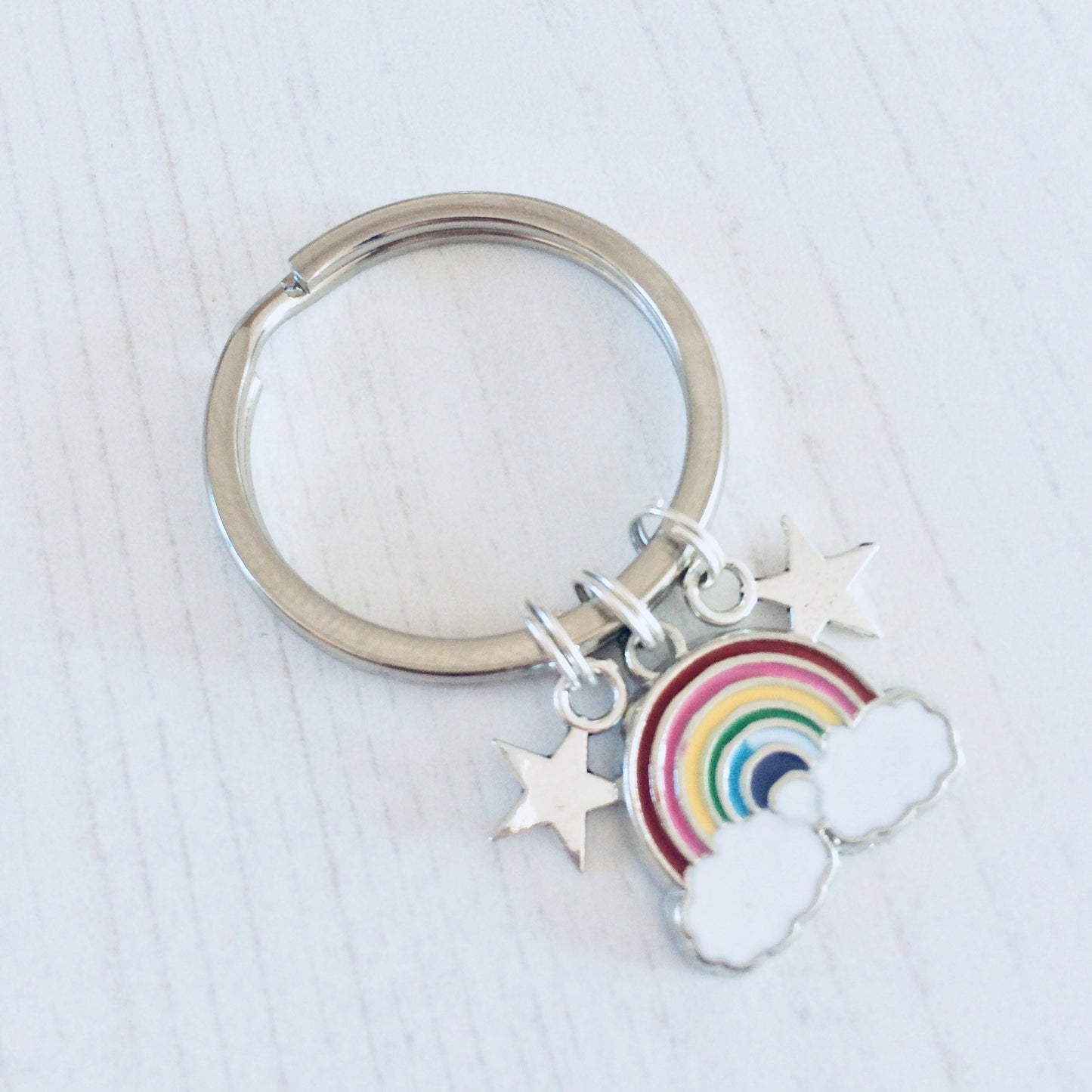 Rainbow Keyring, Rainbow Keychain, Rainbow Accessory, Rainbow Gift, Love Rainbows, Daughter Gift, Rainbow Small Gift, Rainbow Gift Ideas.