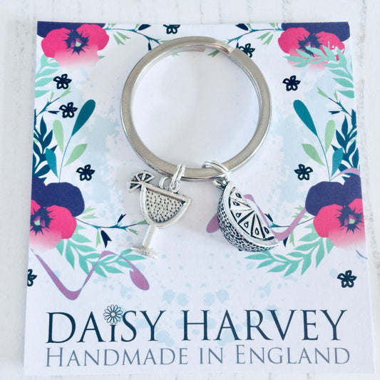 Gin Related Gifts, Gin Keyring, Gin Keychain, Gin Lover Present Ideas, Pink Gin Gift, Gift For Gin Lover, Gin Collector Gift, Alcohol Gifts.