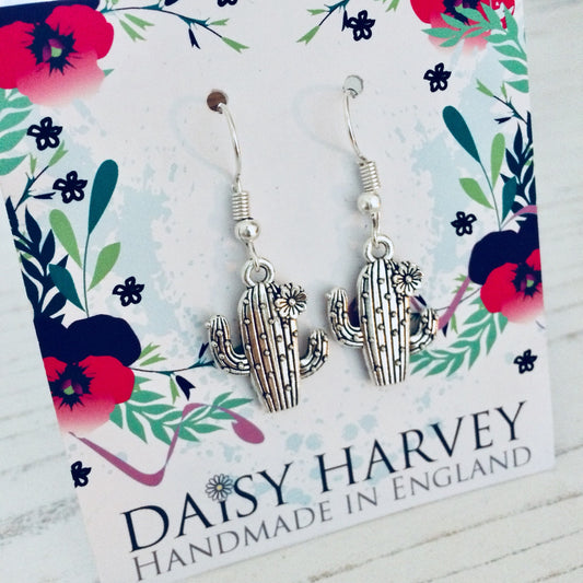 Cactus Earrings, Cacti Gifts, Cactus Jewelry, Cacti Jewellery, Desert Jewelry, Desert Earrings, Plant Lover Gift, Cactus Lover Presents.