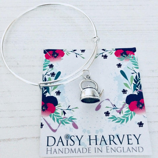 Teapot Jewelry, Kettle Jewellery, Grandma Teapot Bangle, Tea Lover Gift Ideas, Teapot Charms, Kettle Gift Idea, Afternoon Tea, Teapots.