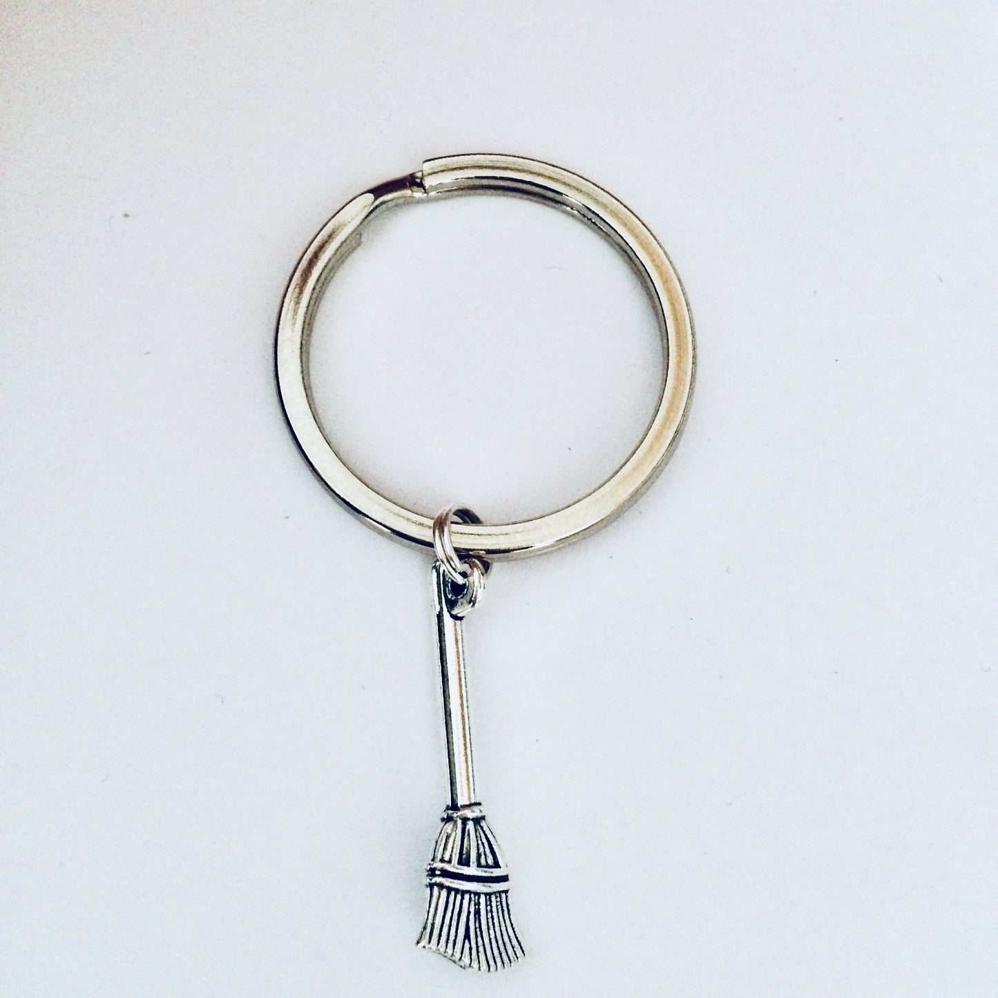 Broomstick Keychain, Witch Related Gifts, Broomstick Keyring, Pagan Gift, Witchy Gift, Witchcraft Keychain, Witch Accessories, Halloween.