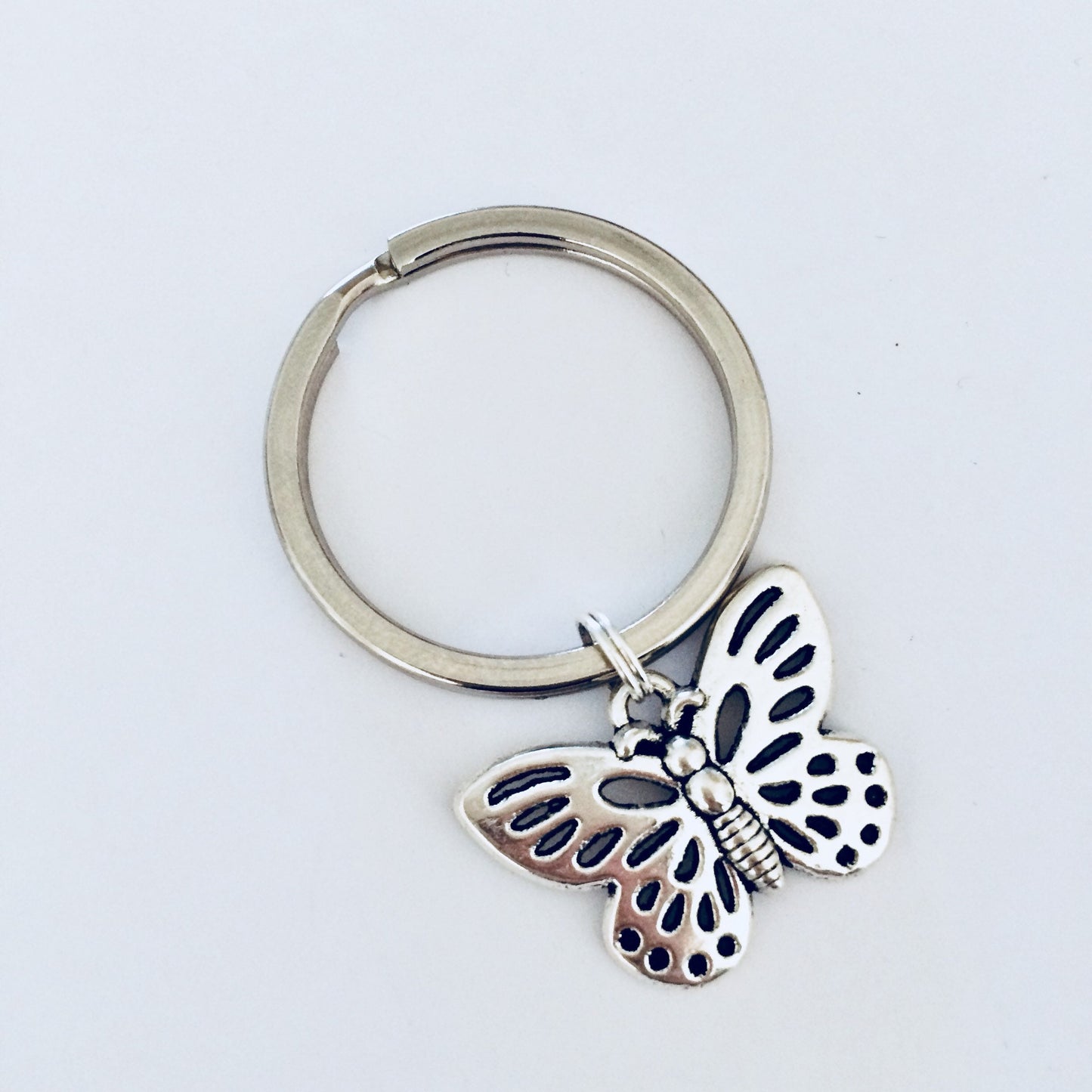 Butterfly Keyring, Nature Keychain, Butterflies, Butterfly Accessory, Keychain, Keyring, Butterfly Gifts, Butterfly Lover Gift Ideas.