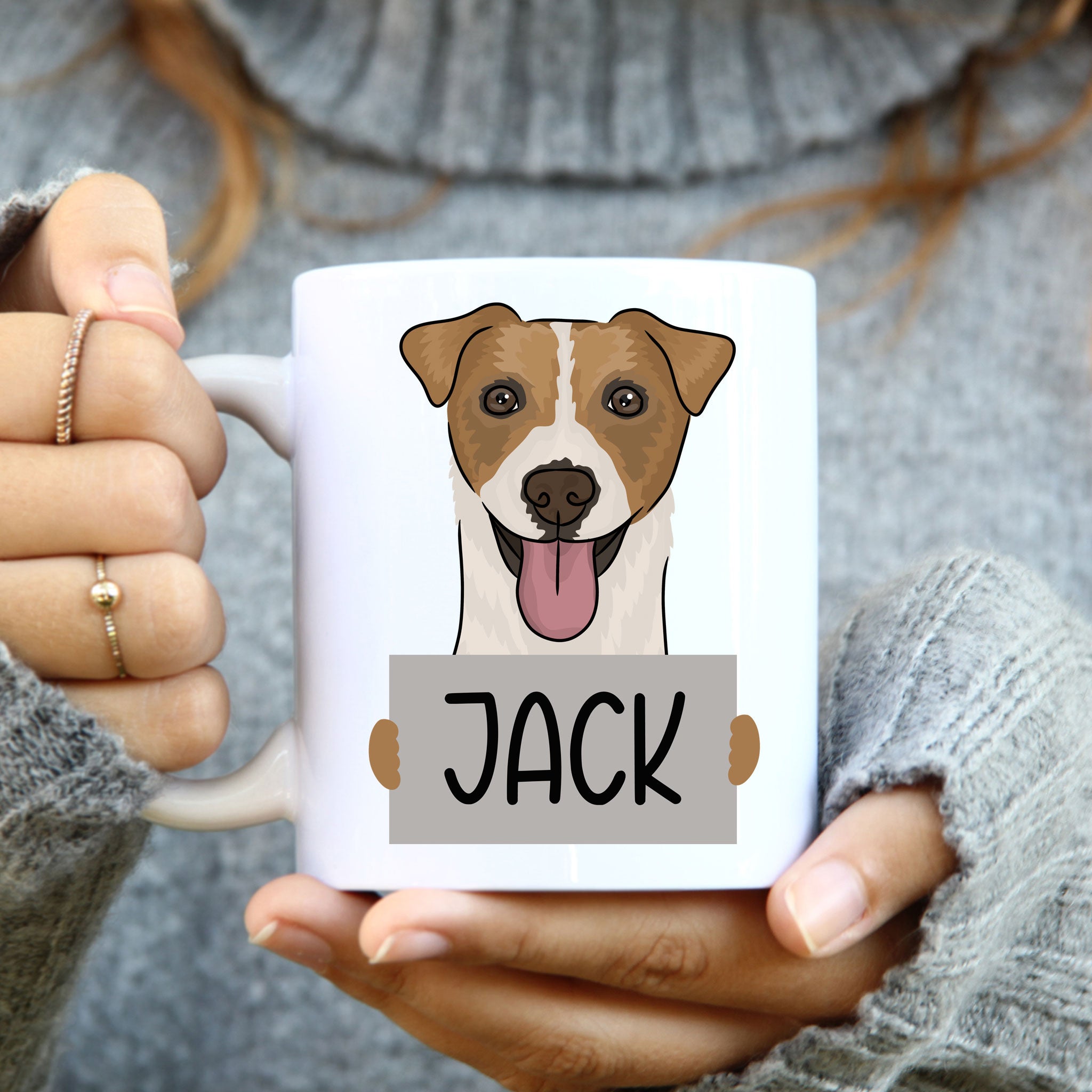Jack Russell Coffee Mug Jack Russell Gift Beautifully Handmade UK