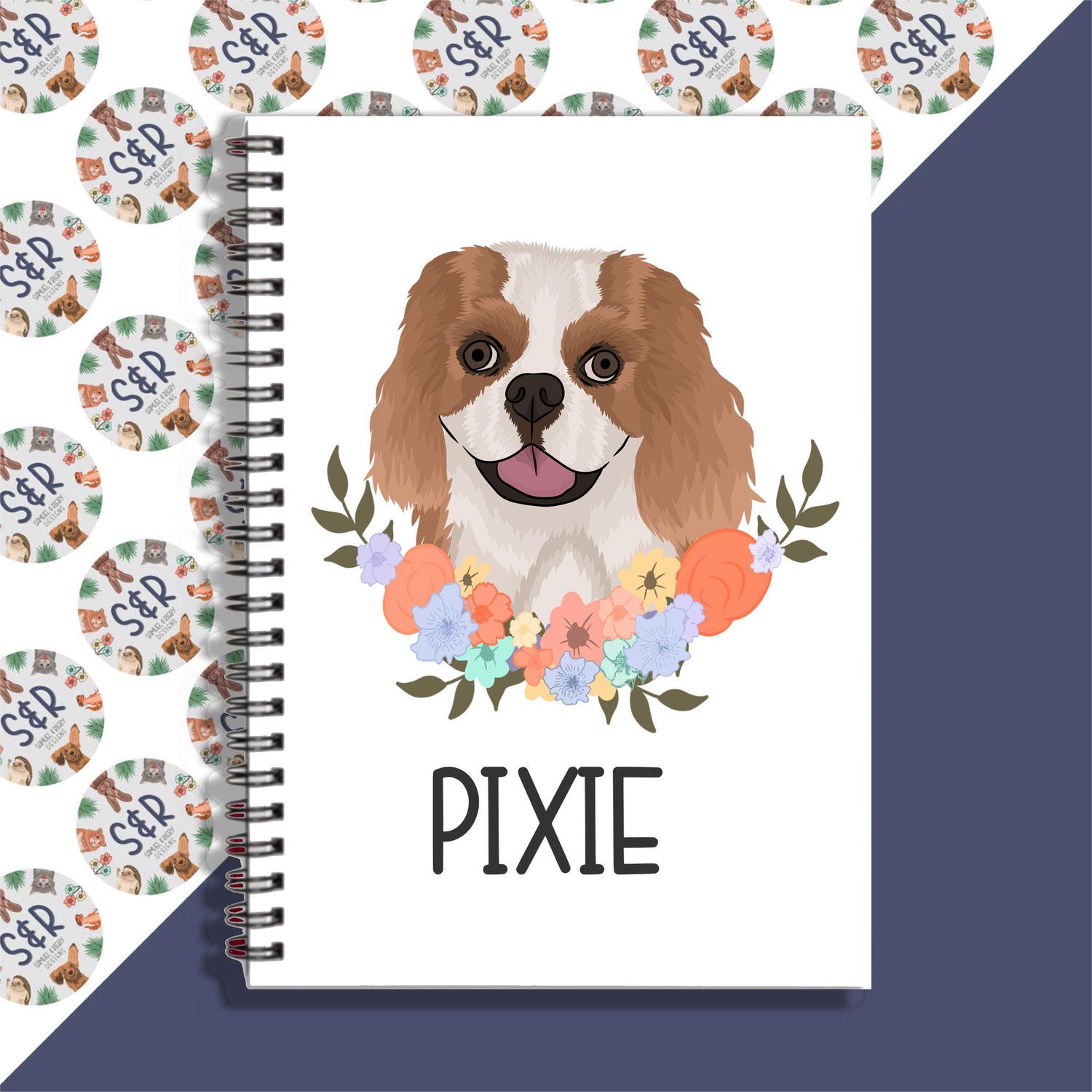 king-charles-spaniel-notebook