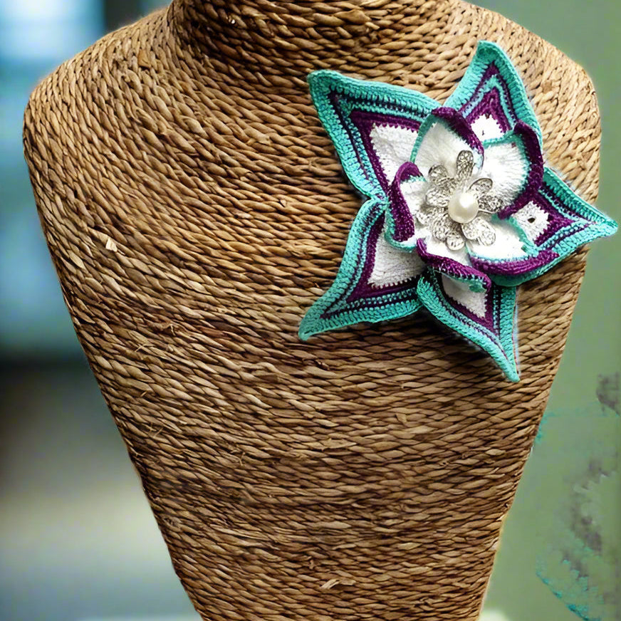flower brooch