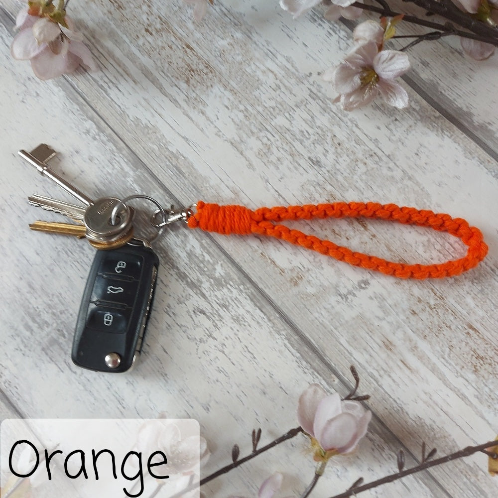 Macrame Keyring – Handmade Christmas Gift in Multiple Colours