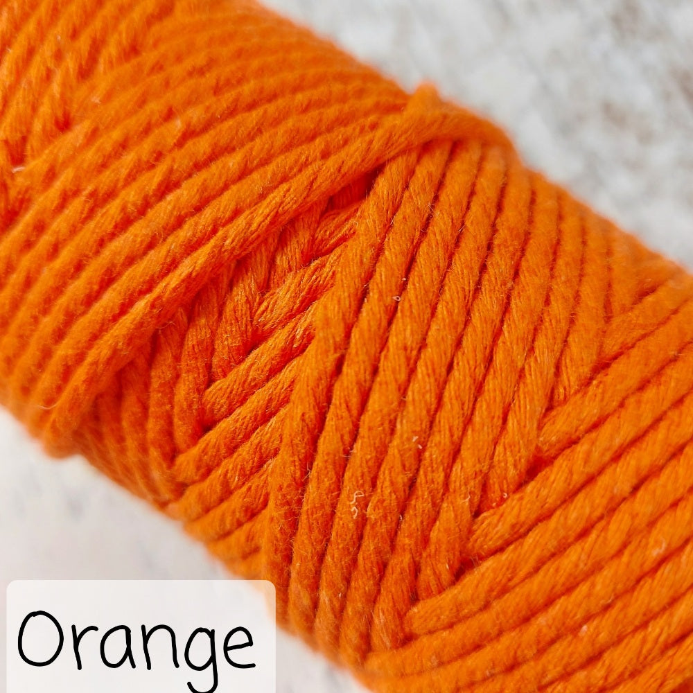 Image showing orange macrame string colour option