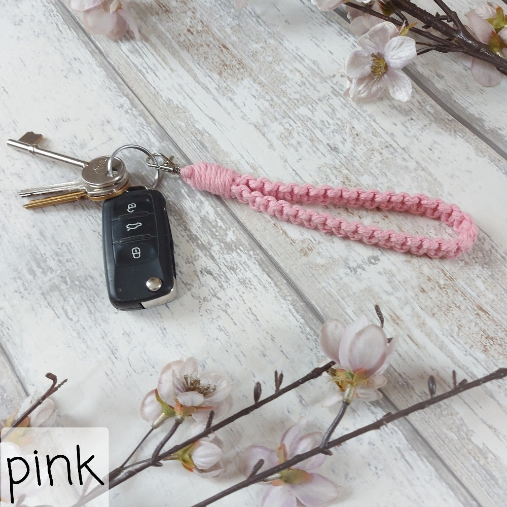 Macrame Keyring – Handmade Christmas Gift in Multiple Colours