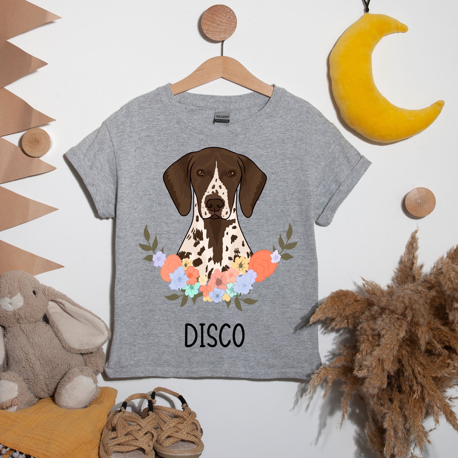 shorthaired-pointer-pet-t-shirt