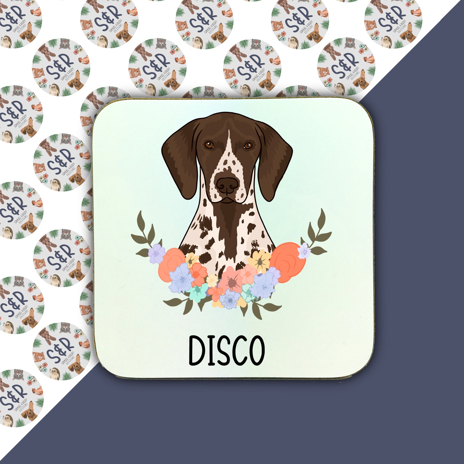 pointer-dog-coaster
