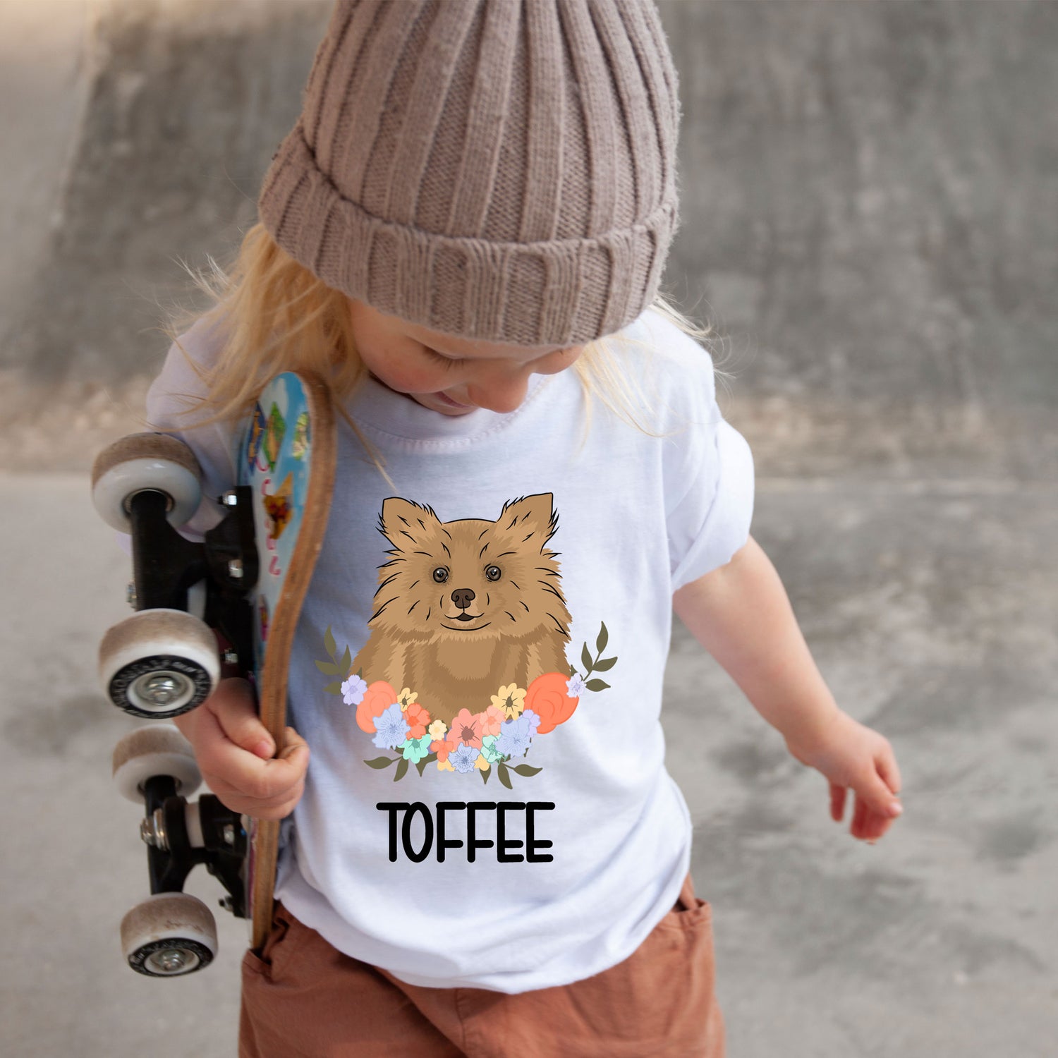 pomeranian-kids-t-shirt