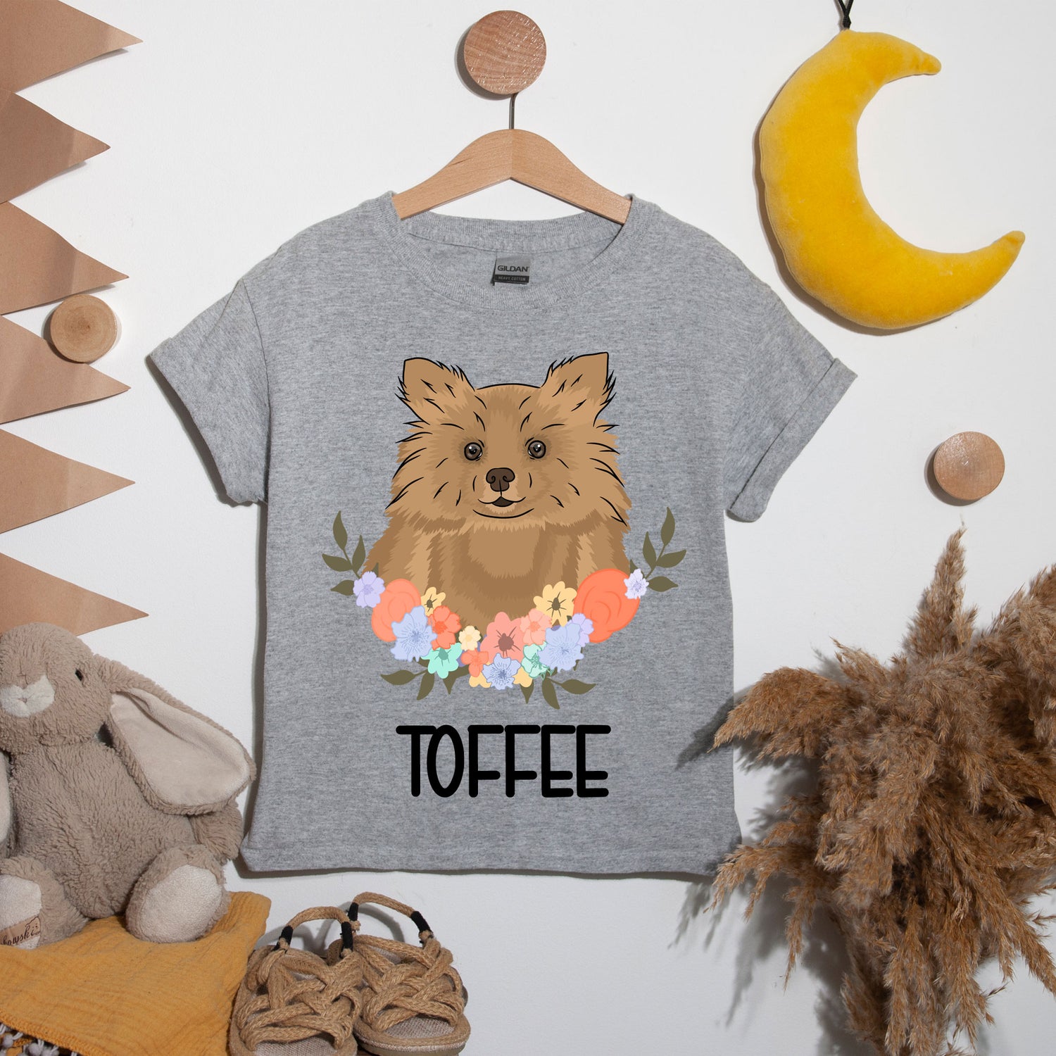 pomeranian-kids-t-shirt