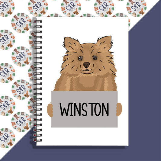 pomeranian-notebook