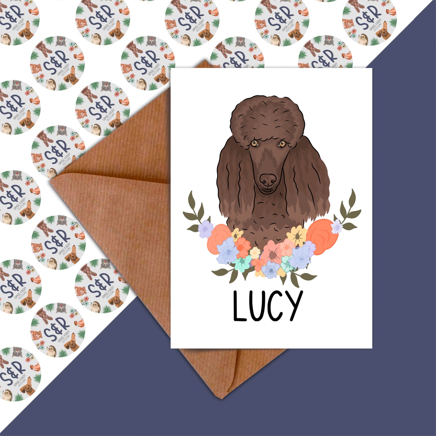 poodle-birthday-card