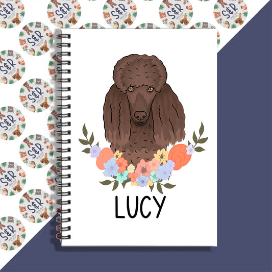 poodle-dog-notebook