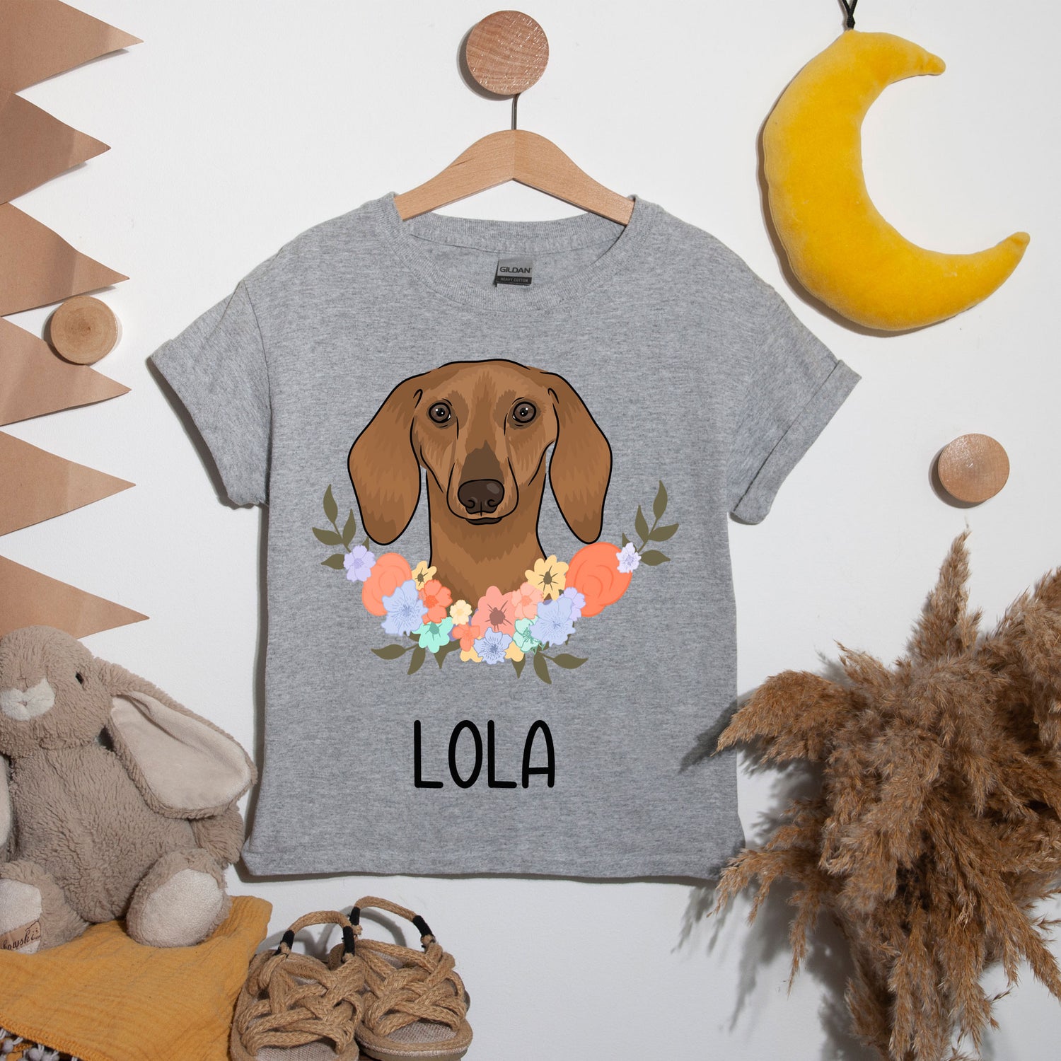 sausage-dog-kids-t-shirt