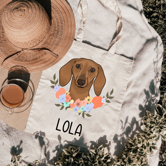 sausage-dog-tote-bag
