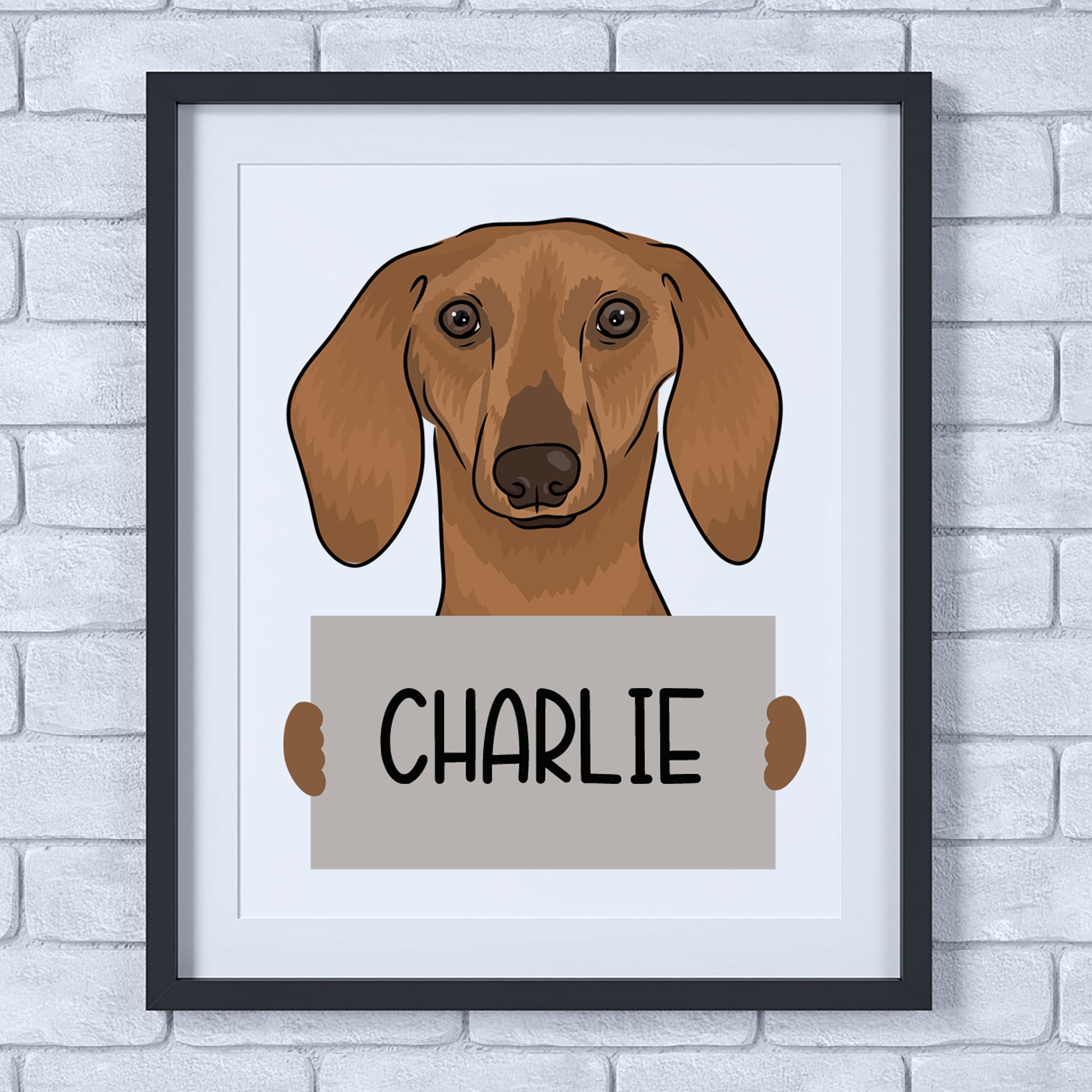 Sausage Dog Wall Art Dog Wall Art Beautifully Handmade UK