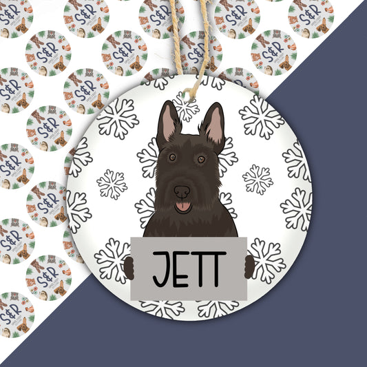 Scotty Dog Christmas Bauble | Scotty Dog Pet Ornament