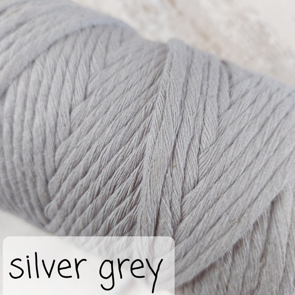 Image showing silver grey macrame cord option