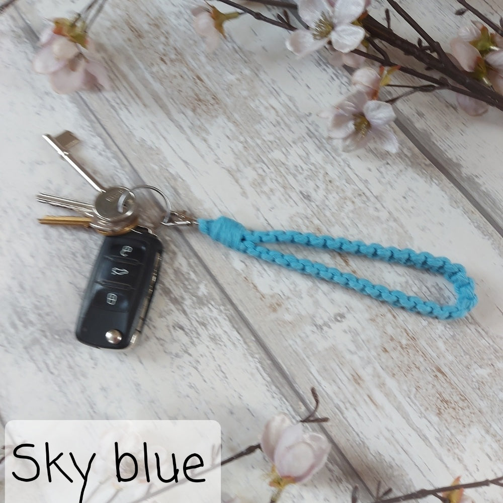 Macrame Keyring – Handmade Christmas Gift in Multiple Colours