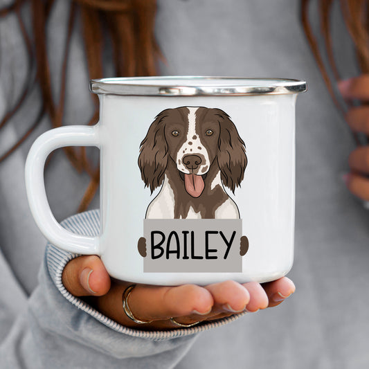 springer-spaniel-enamel-mugs