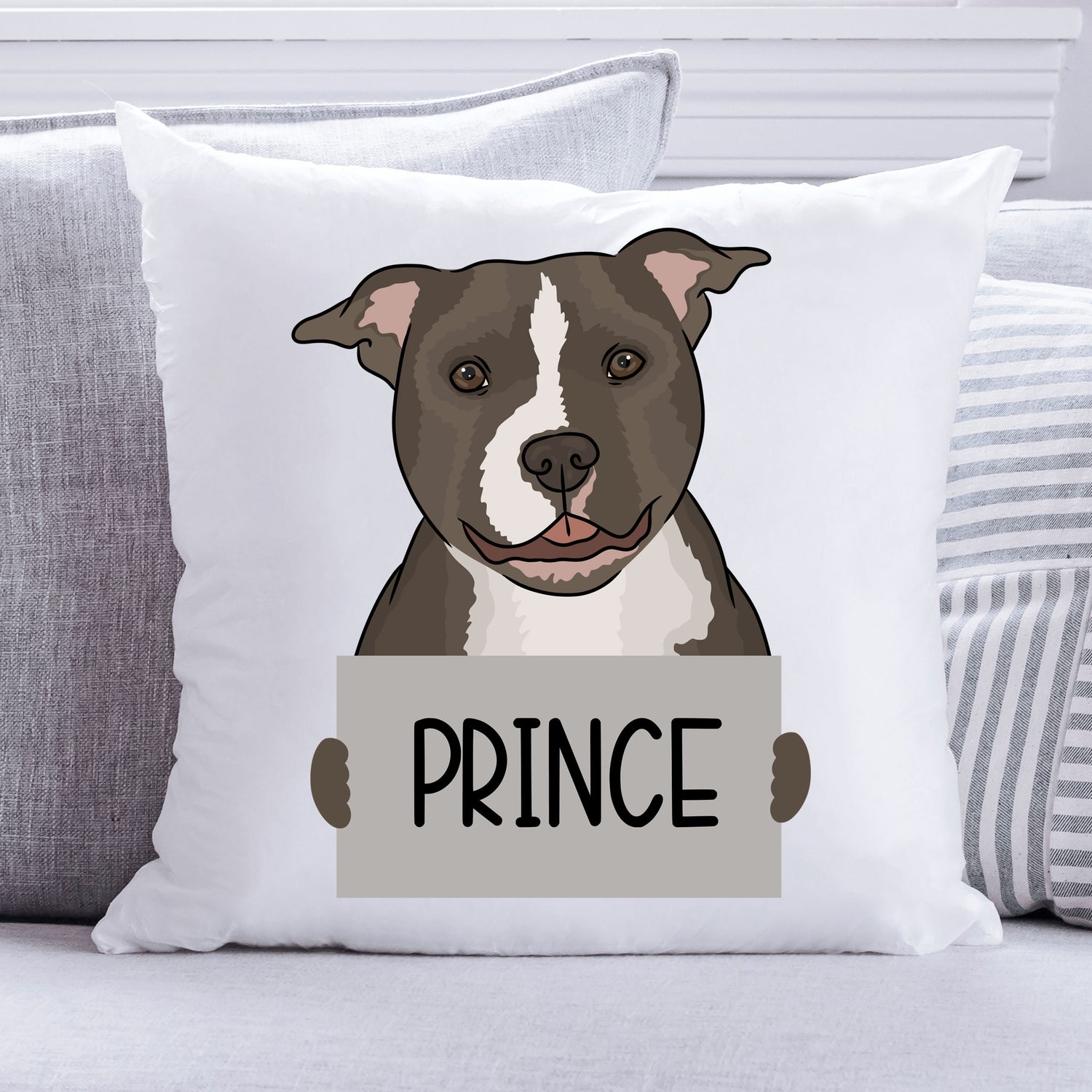 Personalised clearance dog cushion