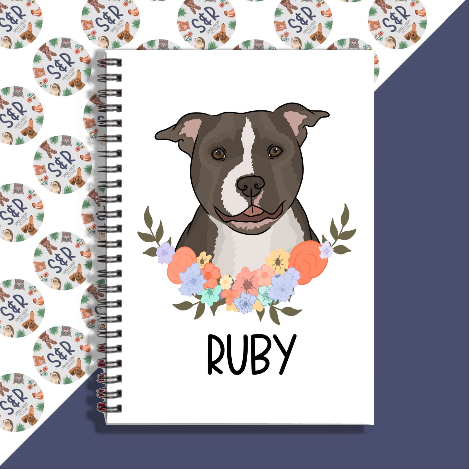 staffy-dog-notebook