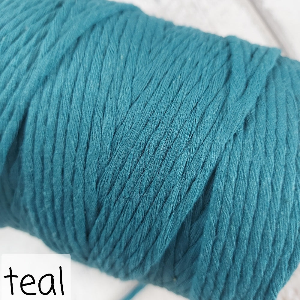 Image showing teal macrame cord option
