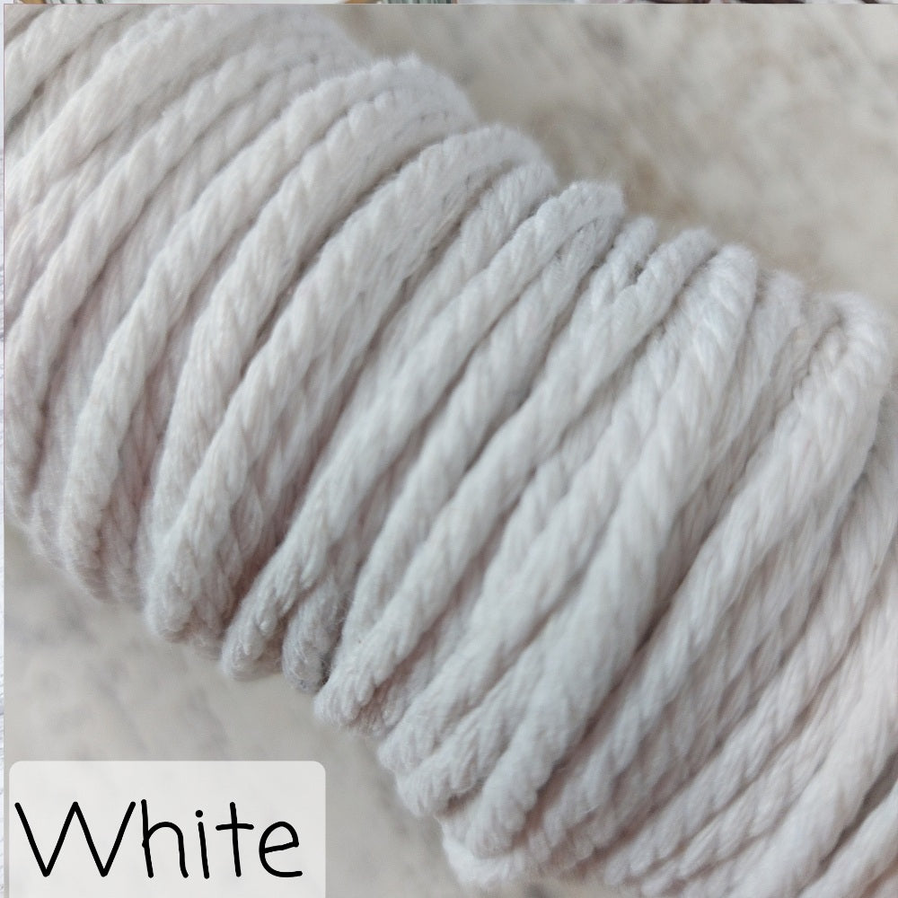 Image showing white macrame string colour option