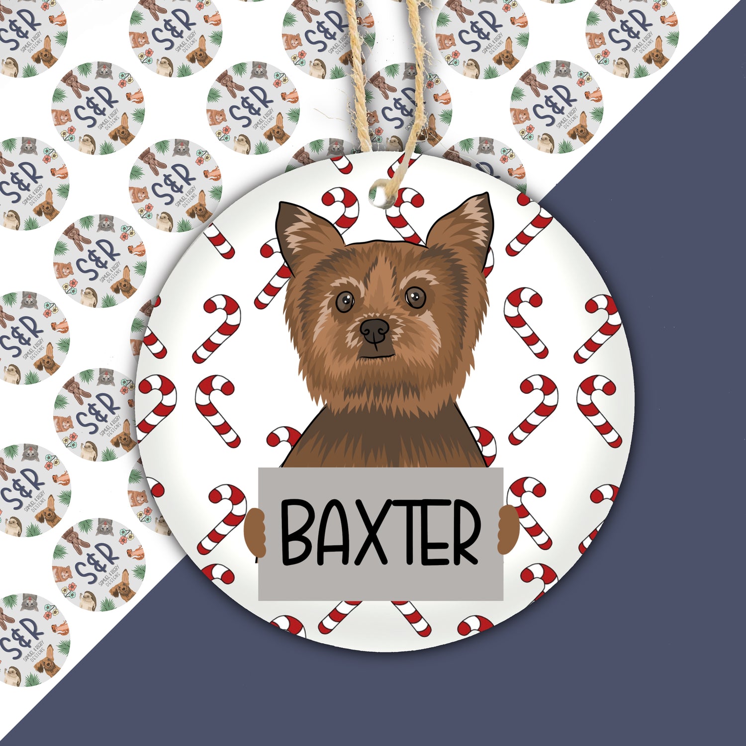 yorkie-dog-bauble